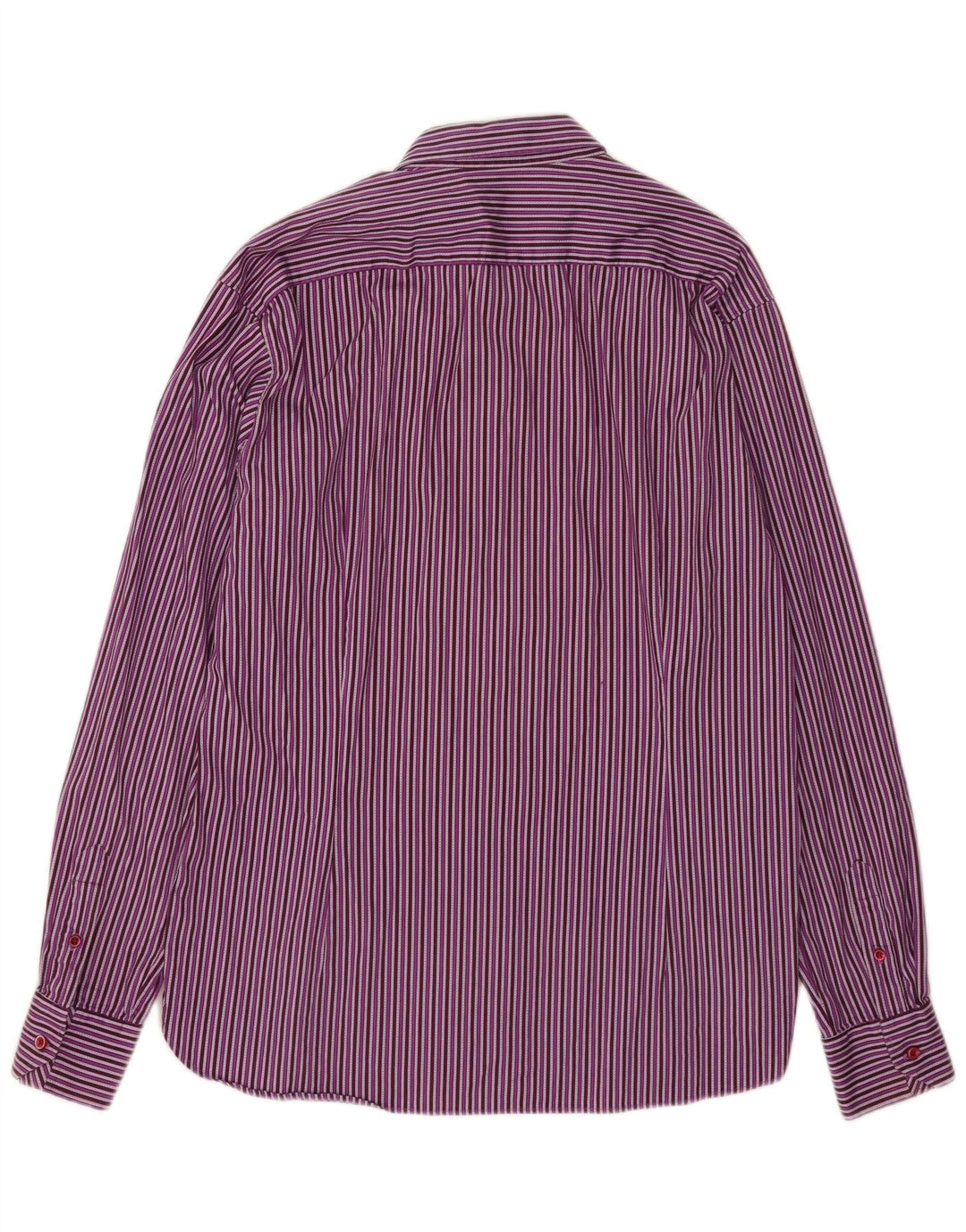 Ted Baker herreskjorte str. 5 XL Lilla nålestribet bomuld