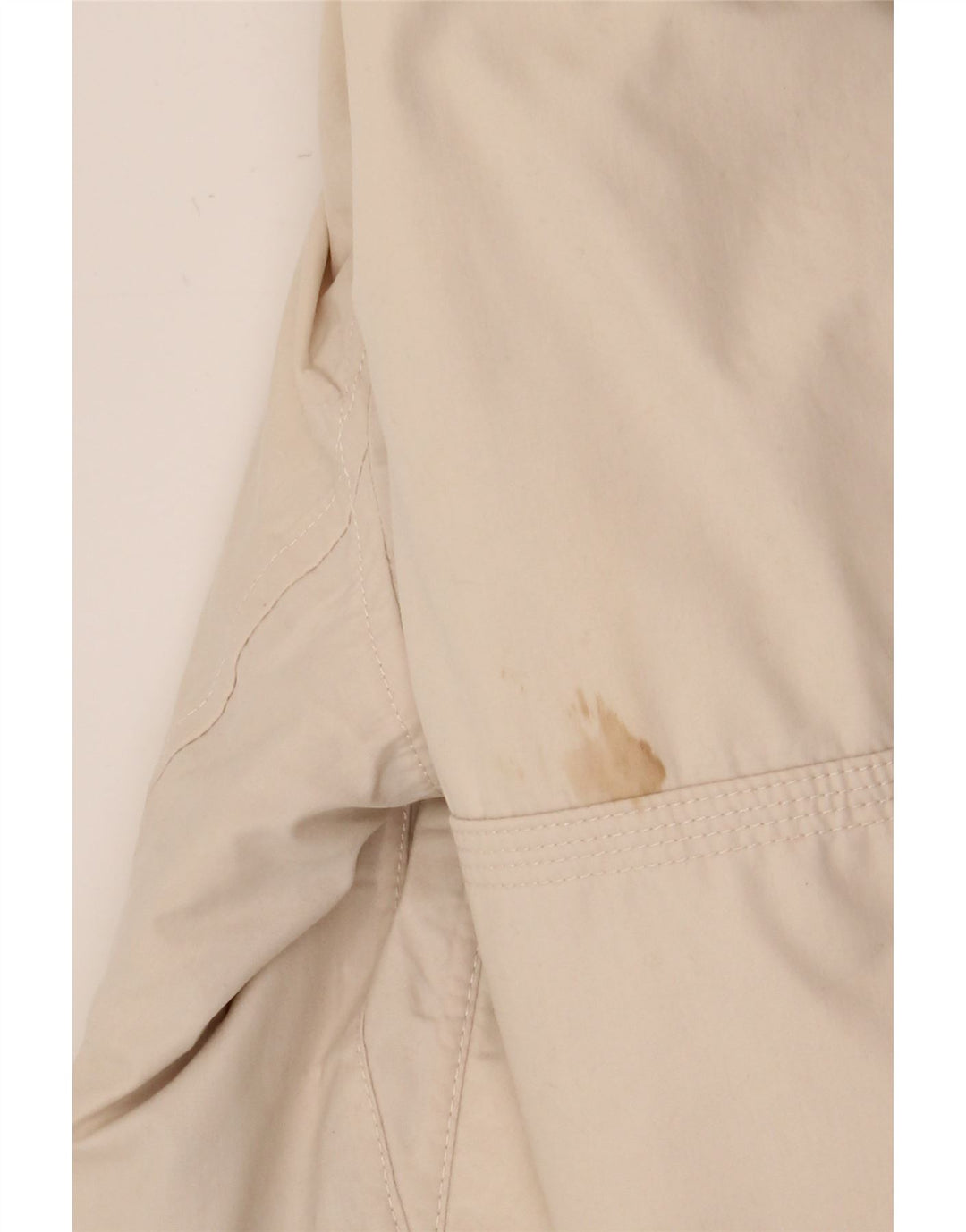 Timberland Herre Hooded Bomber Jacket UK 38 Medium Beige Bomuld