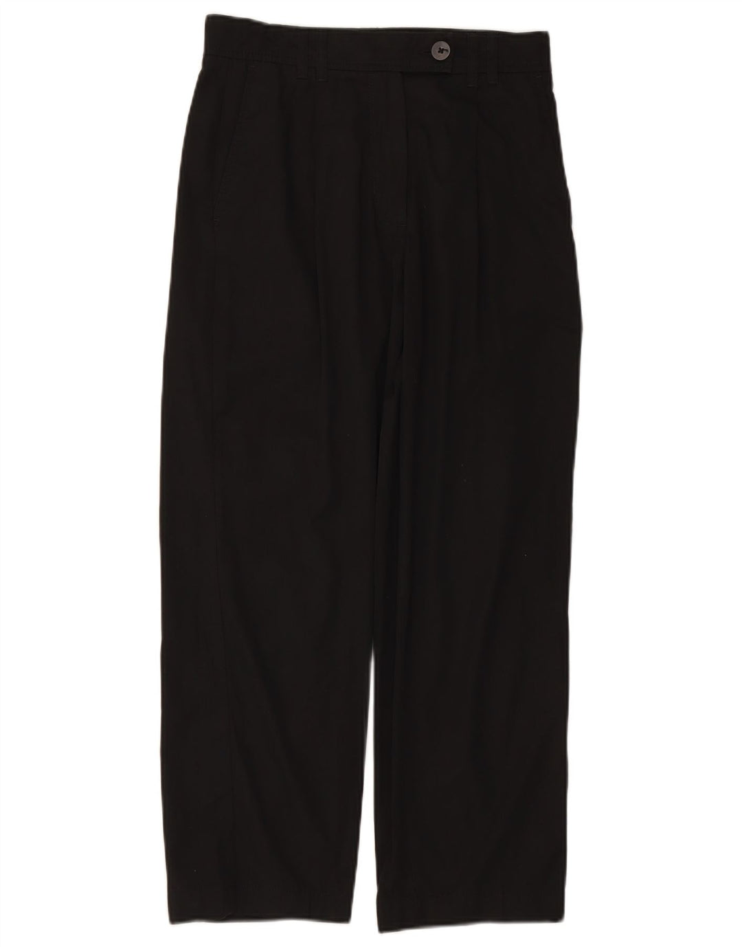 MASSIMO DUTTI Dame Loose Fit Chino Bukser EU 38 Small W28 L26 Sort