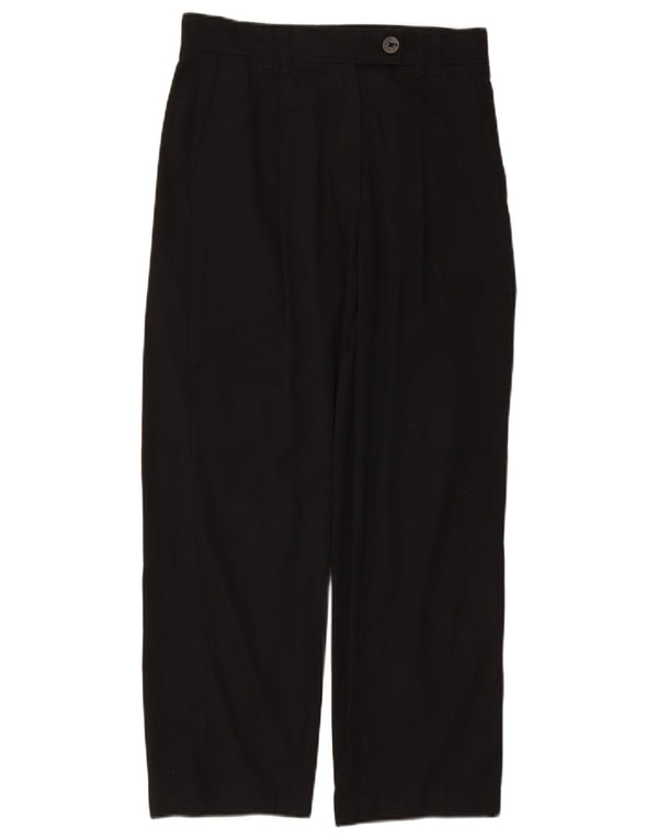 MASSIMO DUTTI Dame Loose Fit Chino Bukser EU 38 Small W28 L26 Sort