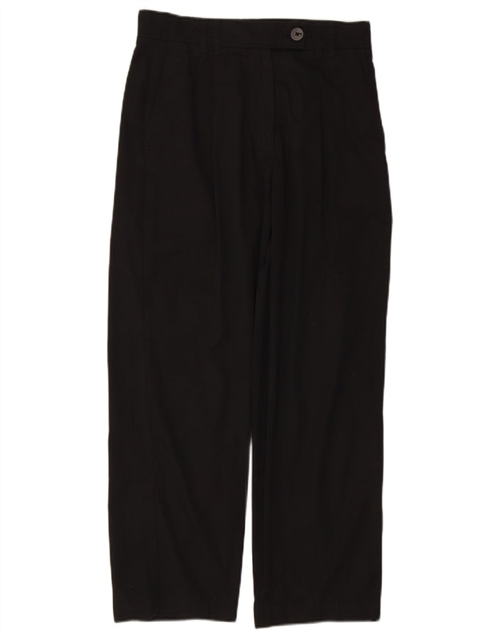 MASSIMO DUTTI Dame Loose Fit Chino Bukser EU 38 Small W28 L26 Sort