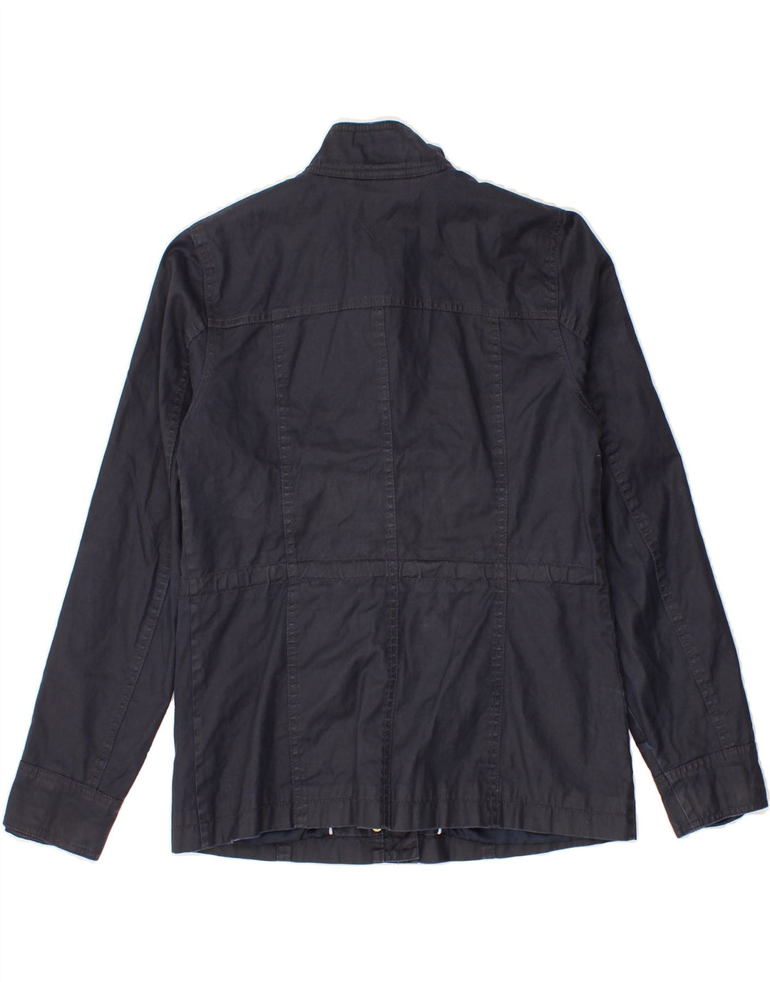 TOMMY HILFIGER Womens Utility Jacket UK 10 Small Navy Blue Polyester Vintage Tommy Hilfiger and Second-Hand Tommy Hilfiger from Messina Hembry 