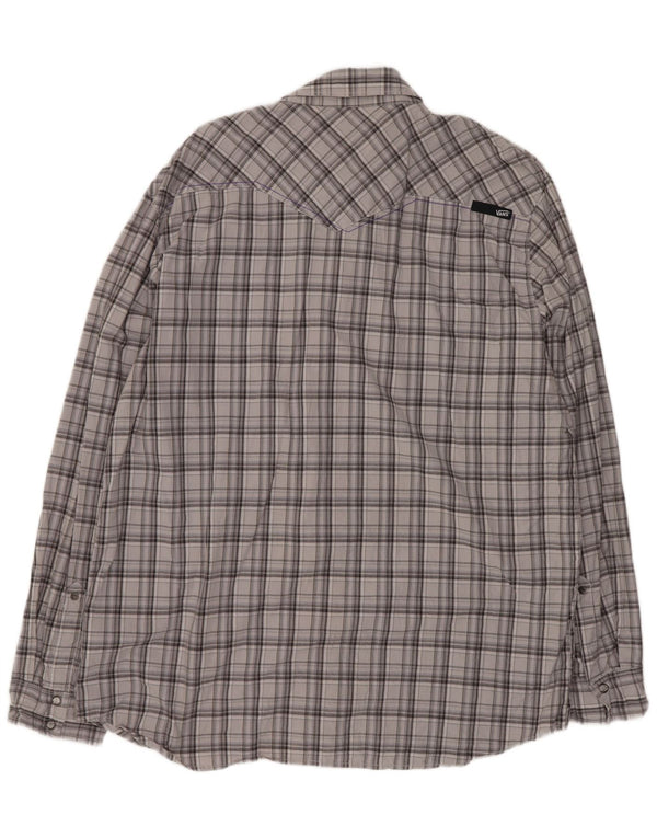 Vans Herreskjorte 2XL Grå ternet bomuld