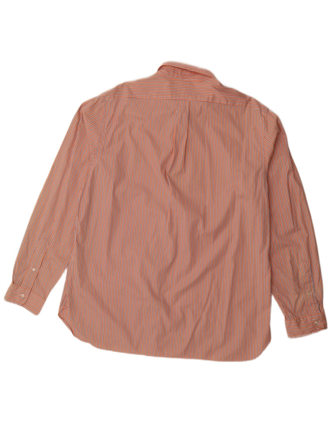 RALPH LAUREN Herreskjorte str. 17 XL Orange Stribet Bomuld