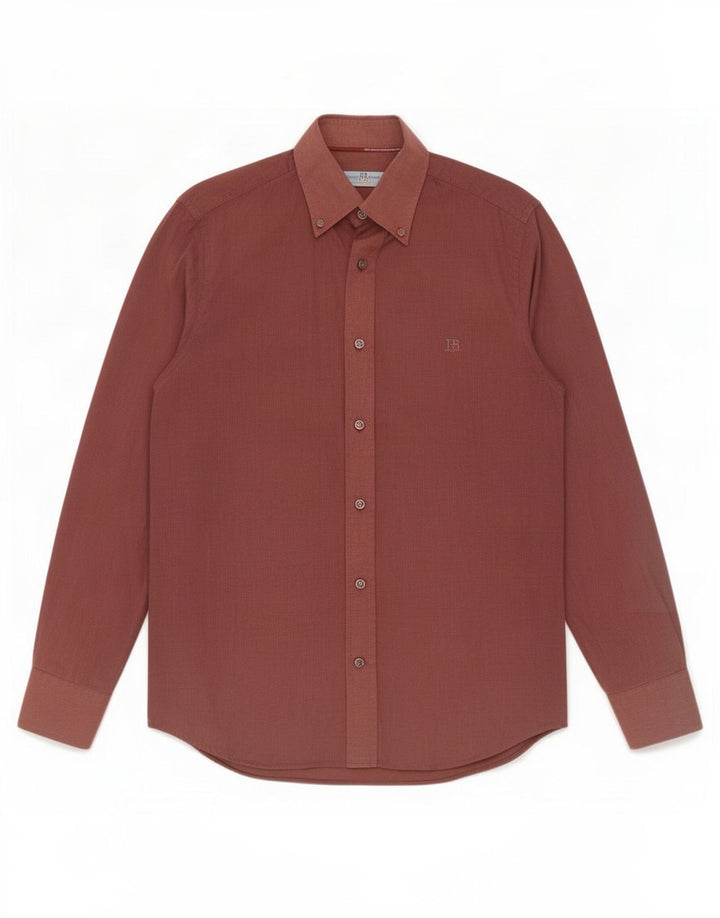 Harmont & Blaine Herreskjorte Medium Bourgogne bomuld