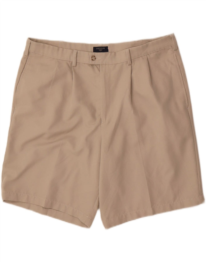 DOCKERS Mens Pegged Chino Shorts W40 XL Beige Polyester Vintage Dockers and Second-Hand Dockers from Messina Hembry 