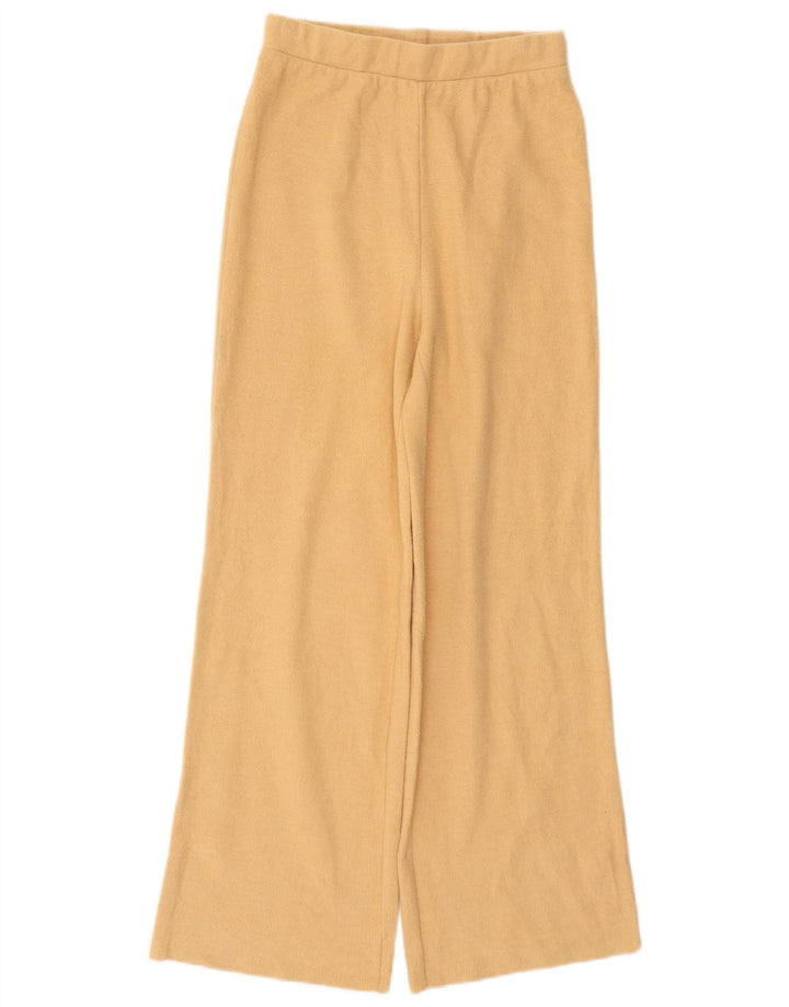 ZARA Træningsdragtsbukser til kvinder UK 8 Small Beige