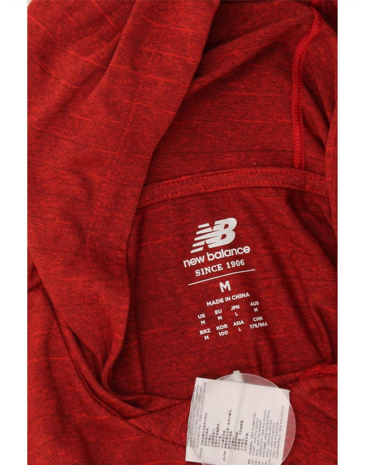 New Balance Dame Hættetrøje UK 14 Medium Rød Polyester