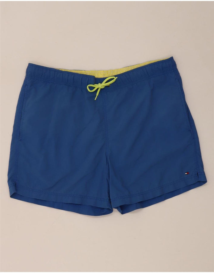 Tommy Hilfiger Badeshorts til mænd mellemblå nylon