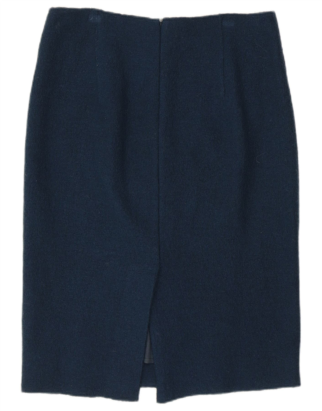 Jigsaw Womens Pencil Skirt UK 12 Medium W32 Navy Blue Wool