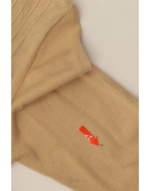 MARKS & SPENCER Dame Crop Cardigan Sweater UK 12 Medium Beige Bomuld