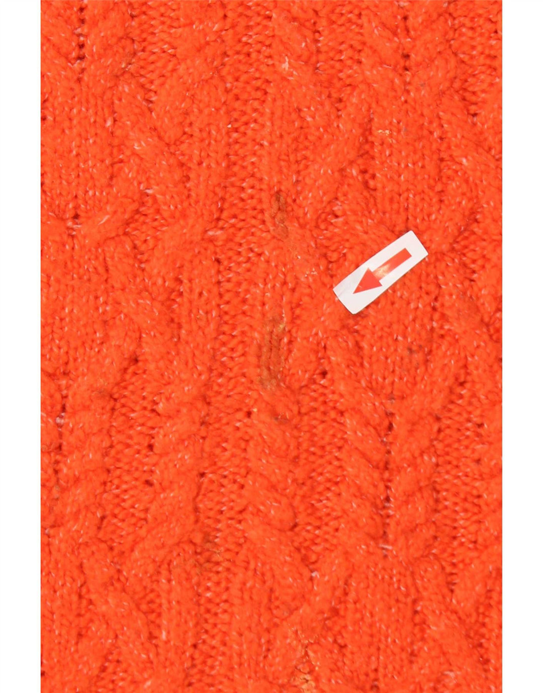 Marks & Spencer Dame Turtle Neck Jumper Sweater UK 14 Medium Orange