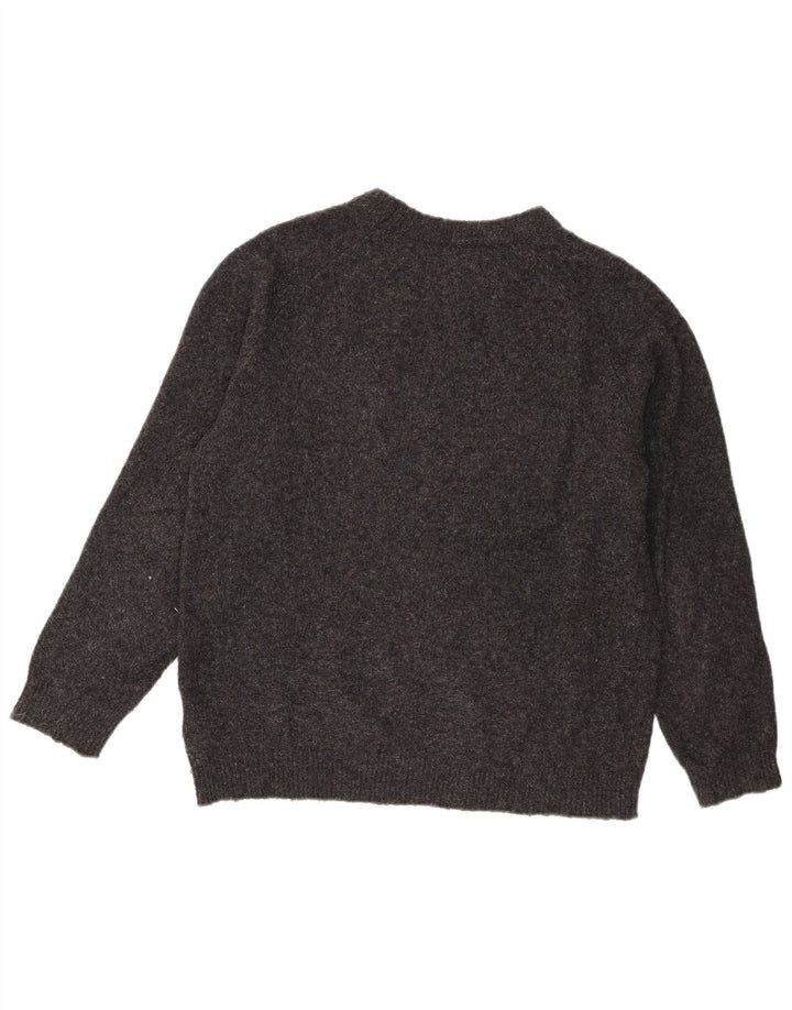 Zara drenge sweater med rund hals 13-14 år Grå polyester