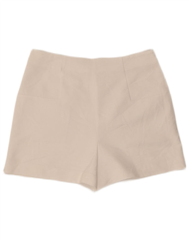 Zara Casual Shorts til kvinder Medium W28 Hvid
