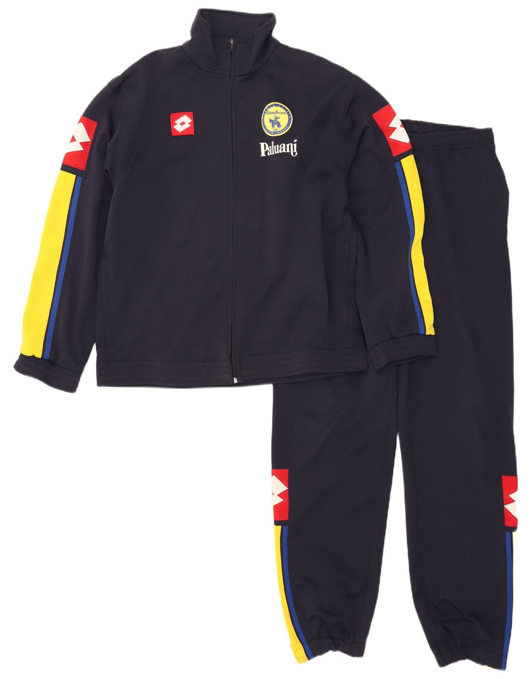 Lotto Herre grafisk hel træningsdragt Stor marineblå Colourblock Polyester