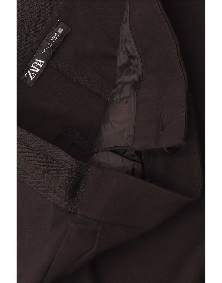 Zara Dame Slim Chino Bukser Large W30 L27 Sort