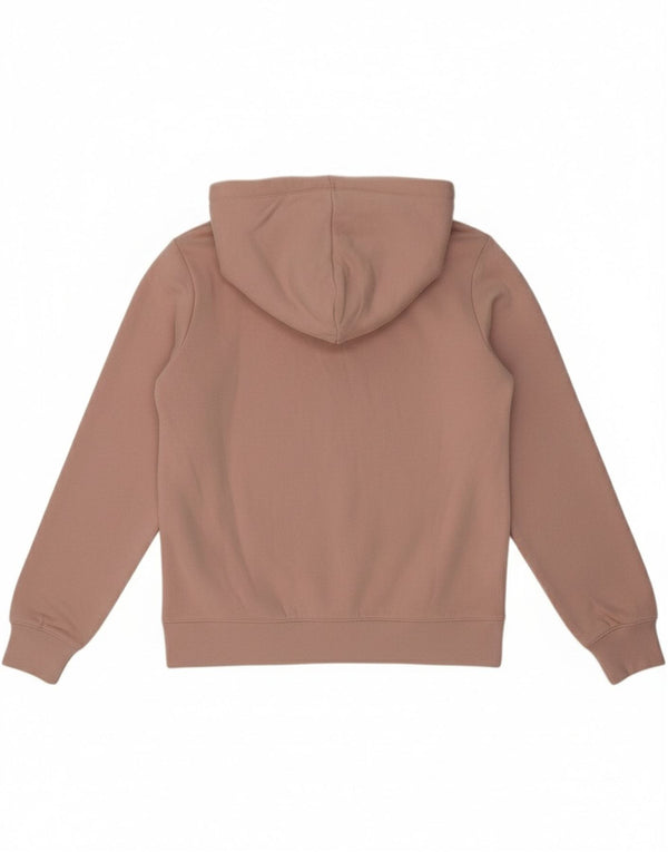 Champion Dame Grafisk Oversized Hoodie Jumper UK 10 Small Pink Bomuld