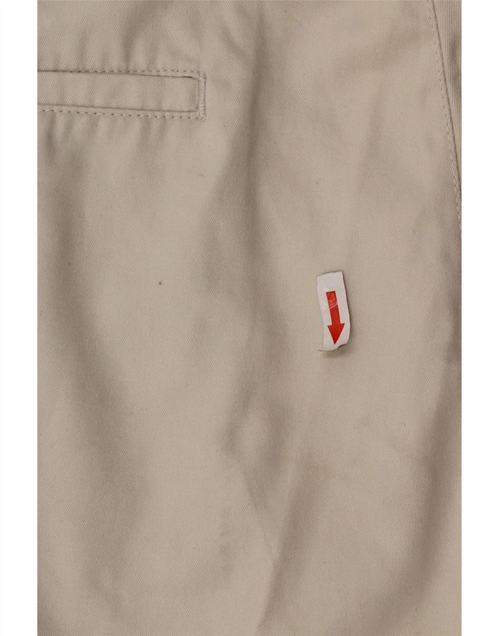 Dockers Herre Pegged Chino Shorts W36 Large Beige Bomuld