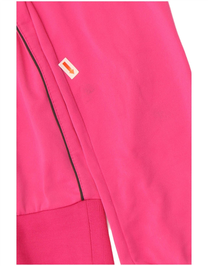 NIKE Womens Tracksuit Top Jacket UK 10 Small Pink Polyester