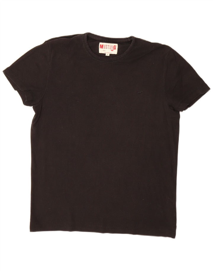 Mustang Herre T-Shirt Top XL Sort Bomuld