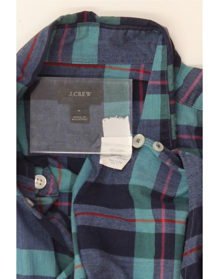 J. CREW Mens Shirt Medium Blue Check Cotton Vintage J. Crew and Second-Hand J. Crew from Messina Hembry 