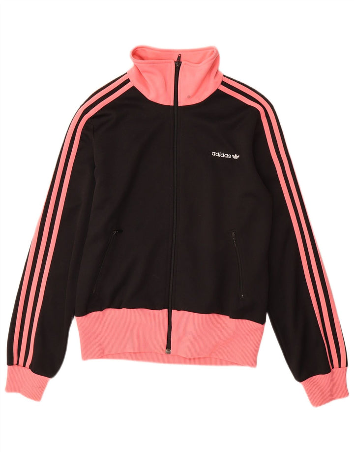 Adidas Grafisk træningsdragt topjakke til kvinder IT 42 Medium Sort Colourblock