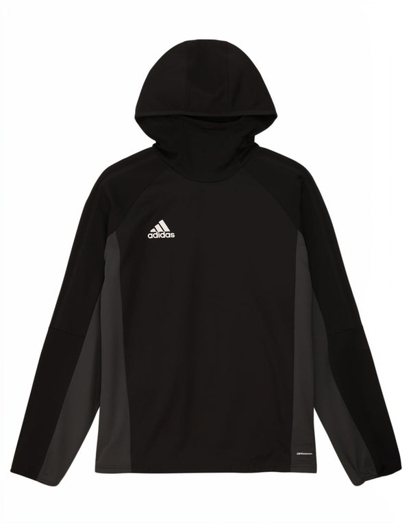 Adidas Herre hættetrøje Jumper Large Sort Colourblock Polyester Sports