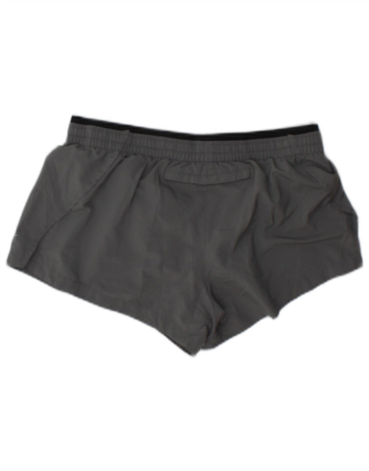 Nike Dame Dri Fit Sportshorts UK 10 Small Grå Polyester