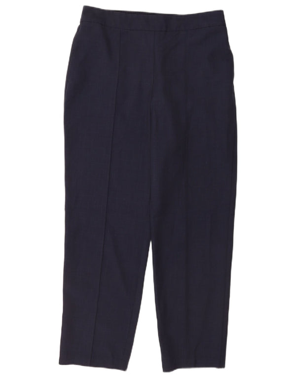 Marks & Spencer Chinobukser til kvinder UK 14 Large W32 L27 Marineblå ternet