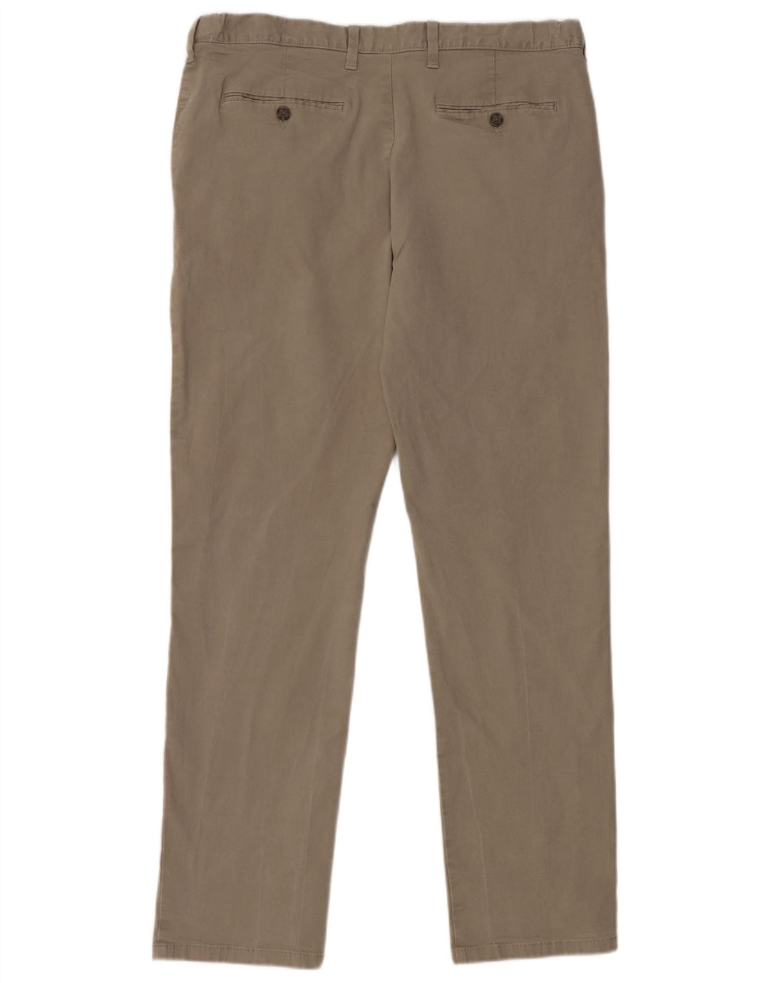 Marks & Spencer Herre Regular Chino Bukser W38 L33 Grå Bomuld