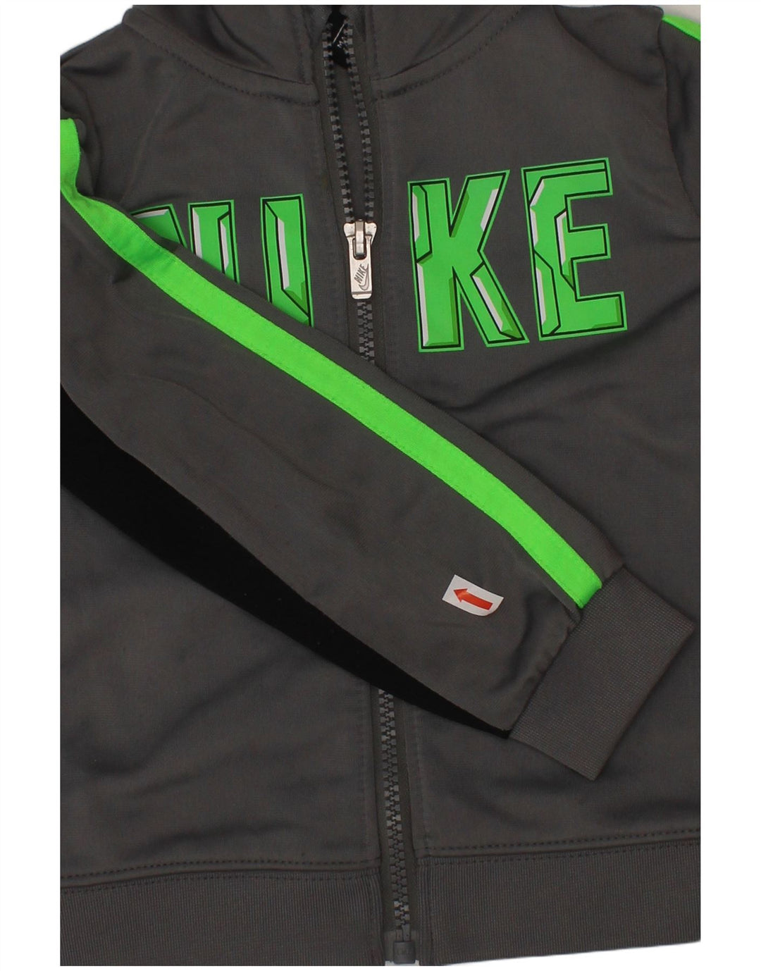 NIKE Baby Boys Grafisk træningsdragt topjakke 18-24 måneder Grå Colourblock