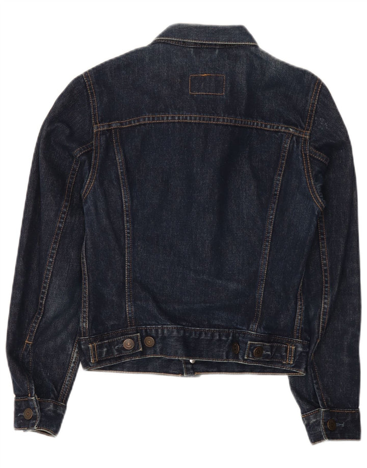Levi's piger denimjakke 7-8 år XS marineblå bomuld