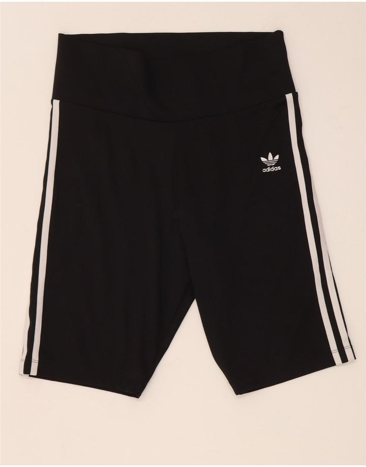 Adidas sportsshorts til kvinder UK 14 Large Black Polyester