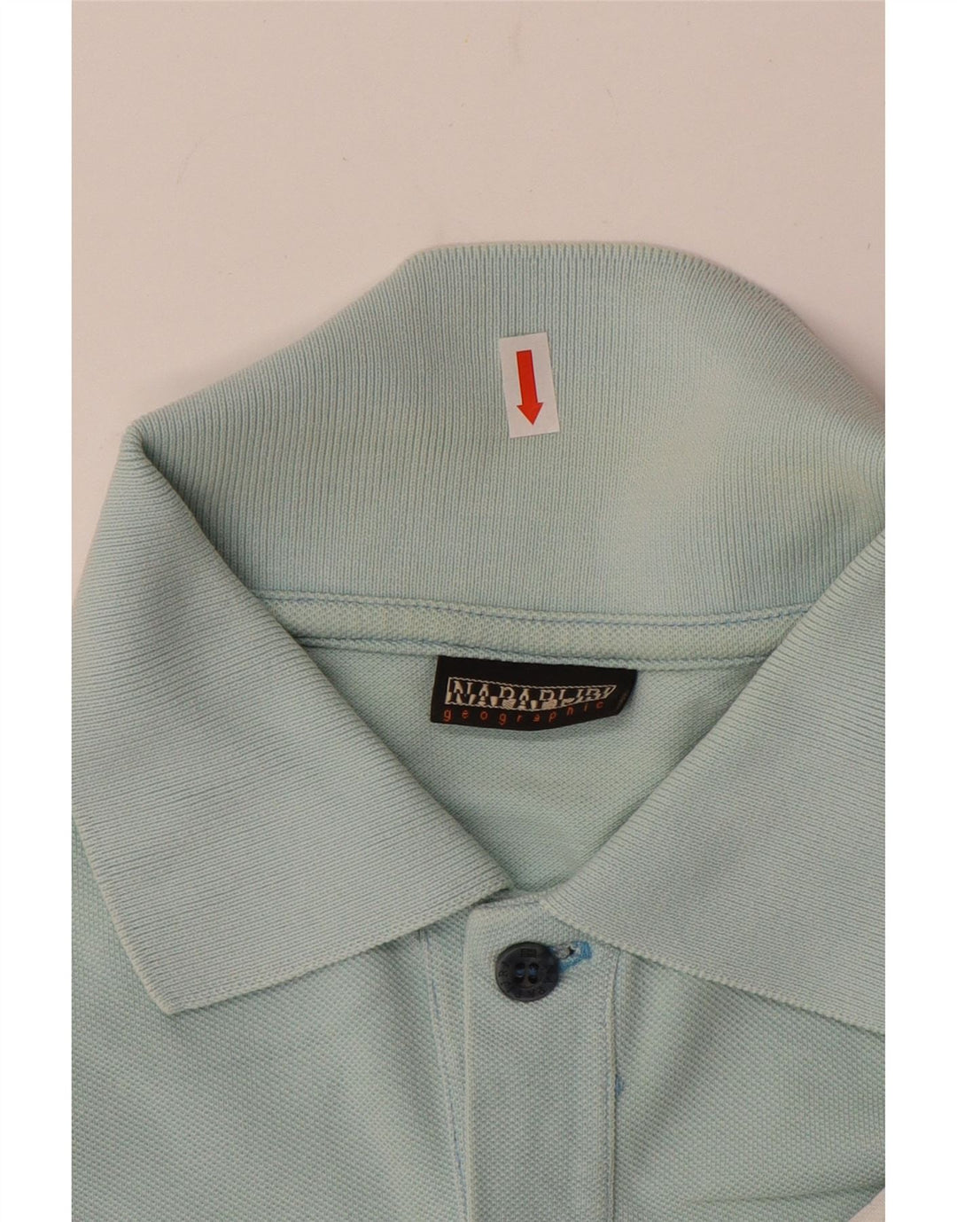 NAPAPIJRI Herre Geographic Polo Shirt Lille Blå Colourblock Bomuld