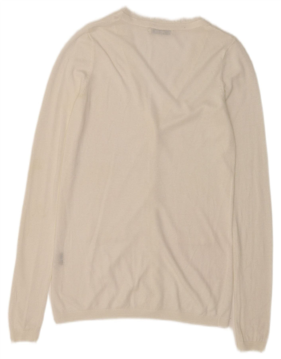 Zara Dame Cardigan Sweater UK 10 Small White