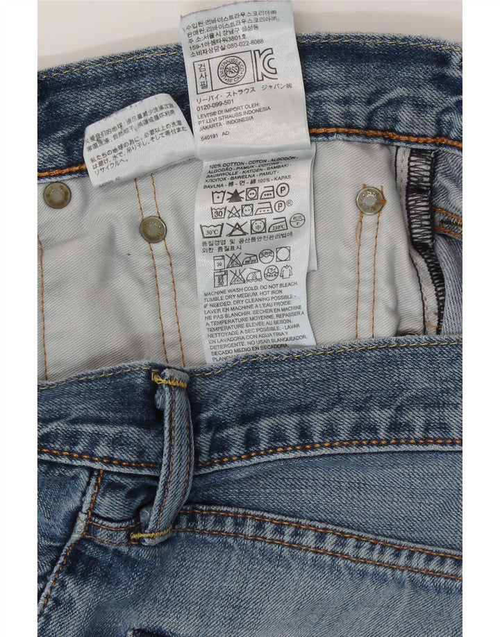 Levi's Dame 508 Straight Jeans W32 L34 Blå Bomuld