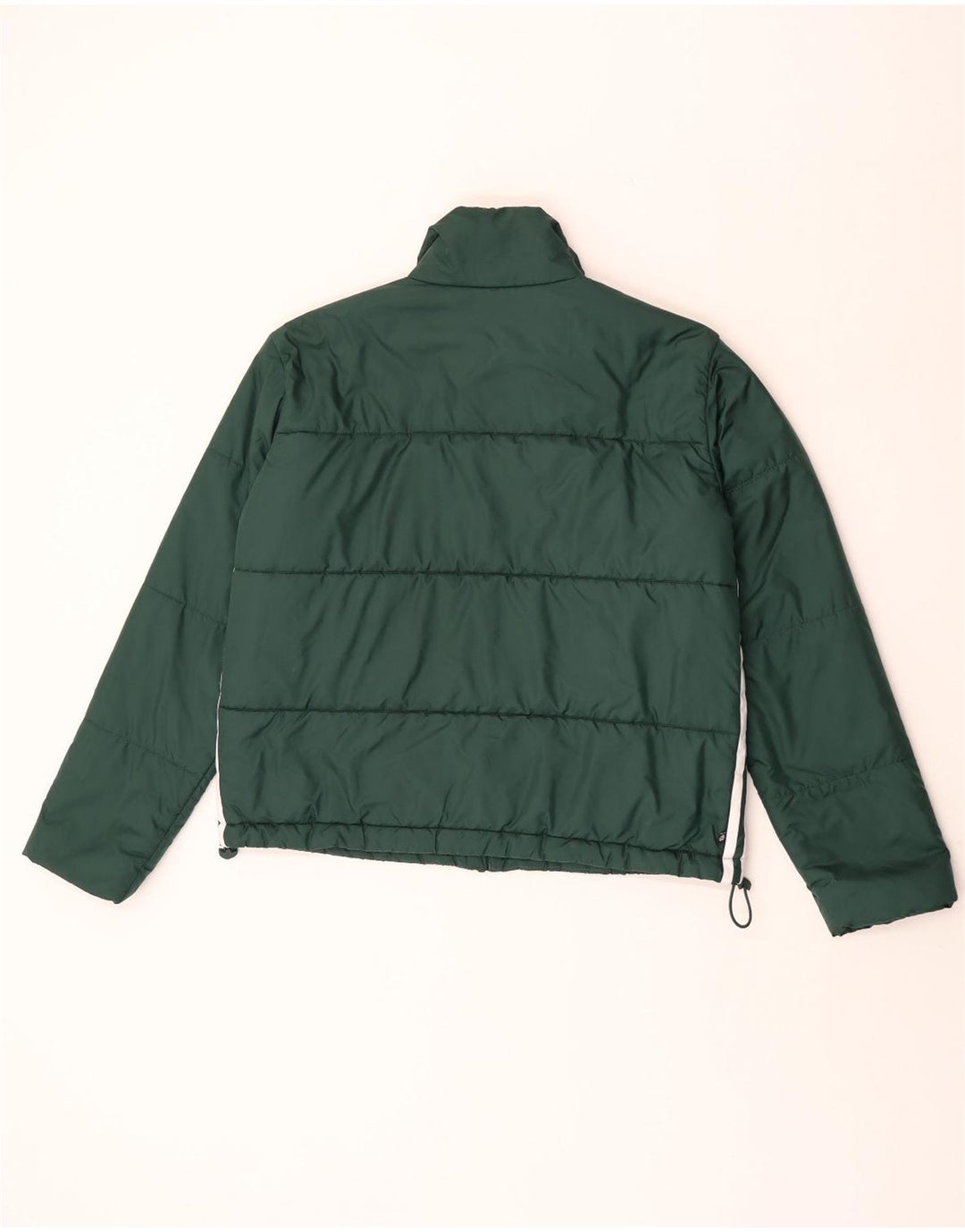 Adidas Dame Oversized Polstret Jakke UK 10 Lille Grøn Polyester