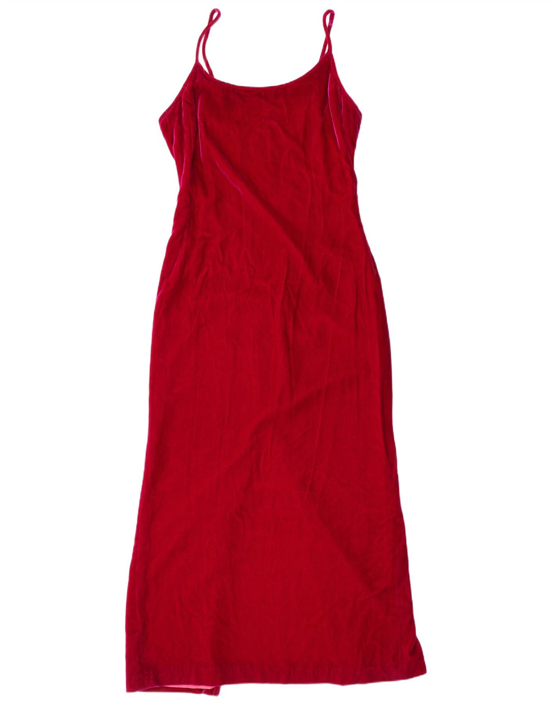 RICHARD LEWIS Dame Velour Ærmeløs Maxikjole UK 12 Medium Pink