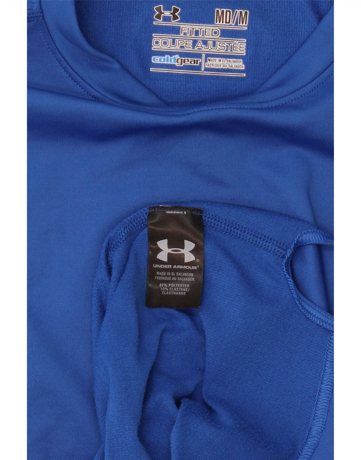Under Armour Herre Cold Gear Top Langærmet Medium Blue Polyester