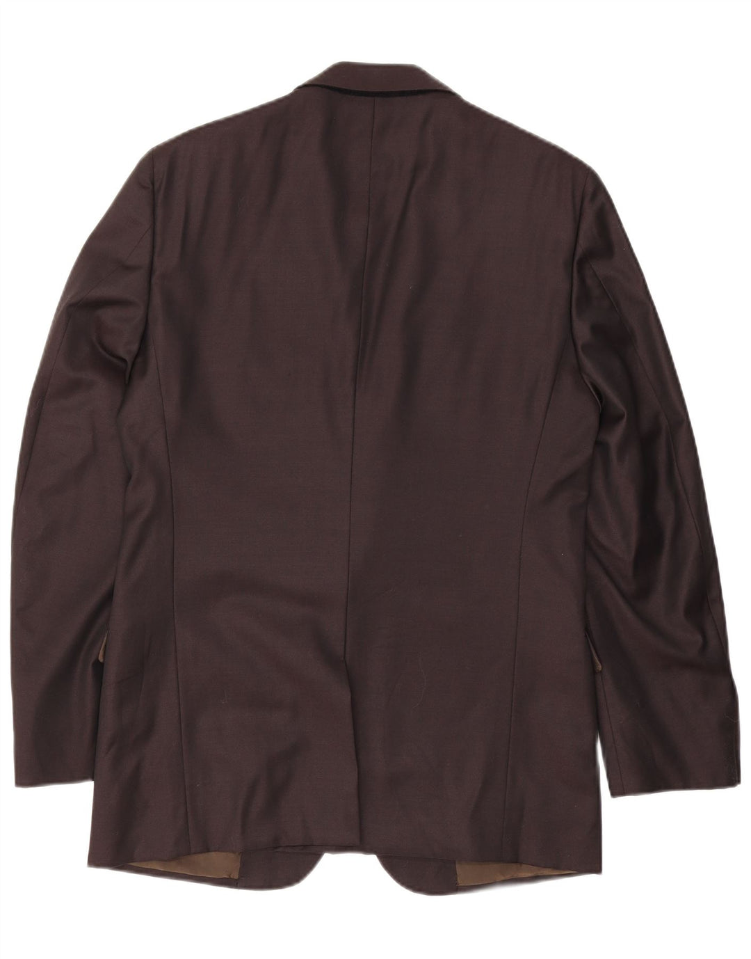 Calvin Klein Herre 2-knaps blazerjakke Large Burgundy New Wool