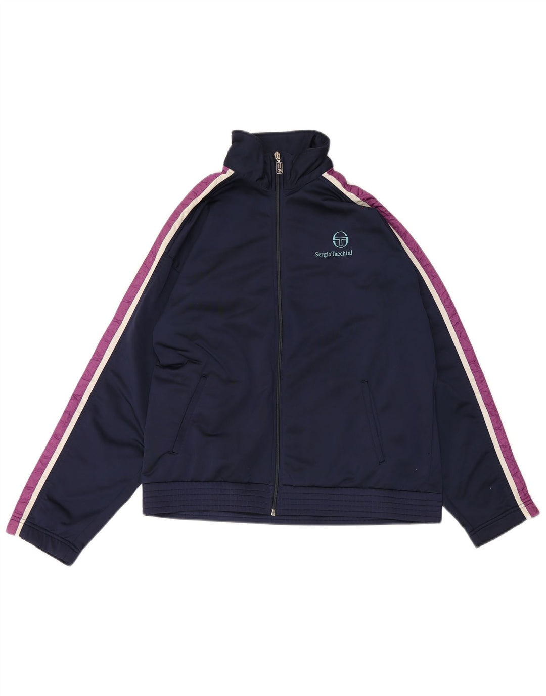 Sergio Tacchini Herre træningsdragt Topjakke IT 48 Medium Navy Blue