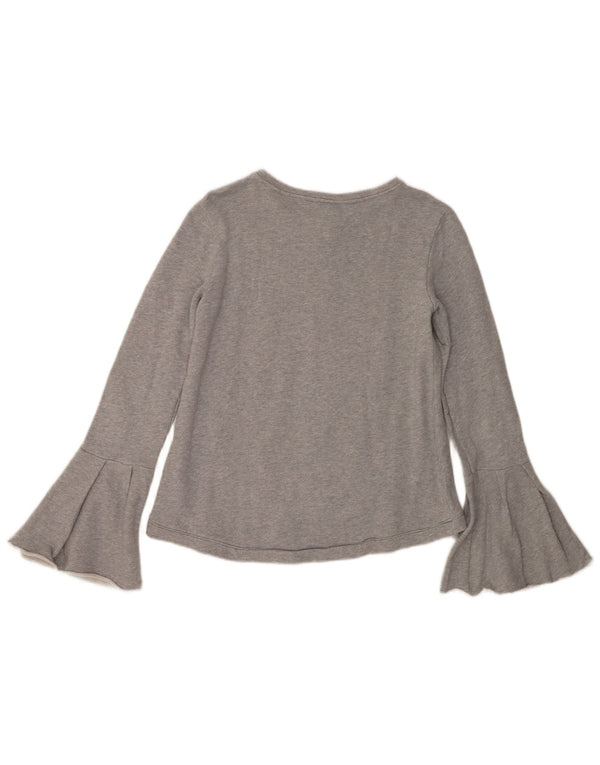 Benetton Girl Cardigan Sweater 13-14 år 3XL Grå Flecked Bomuld