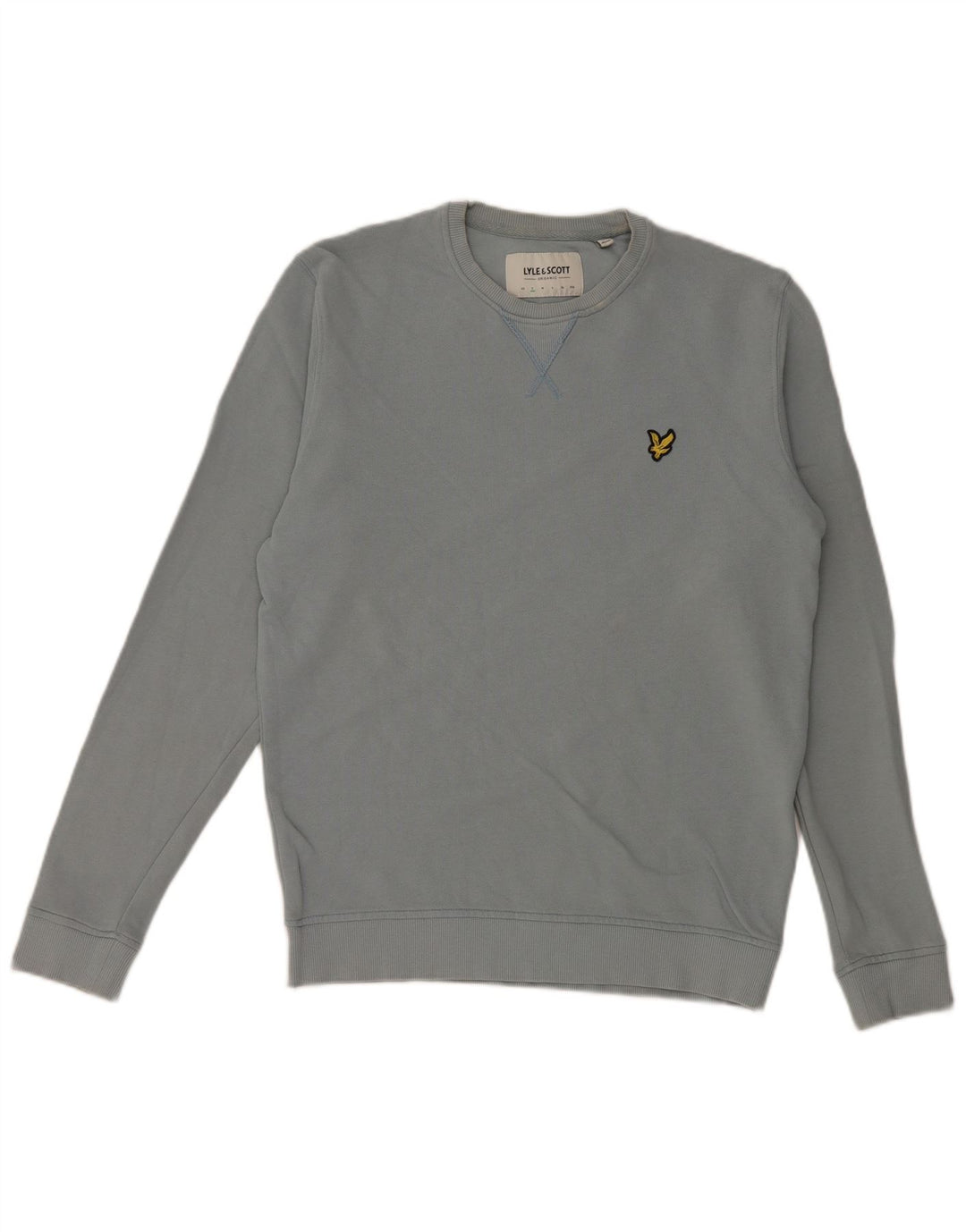 Lyle & Scott Sweatshirt til mænd, lille blå bomuld