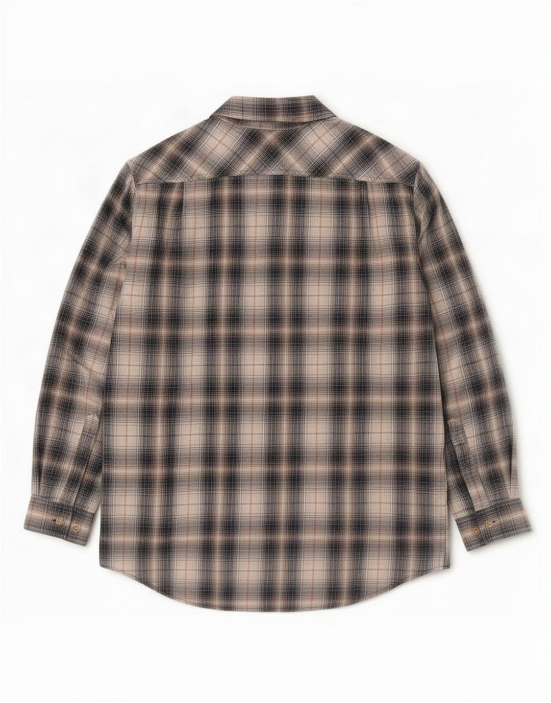Marlboro Classics Flannelskjorte til mænd Stor marineblå ternet bomuld