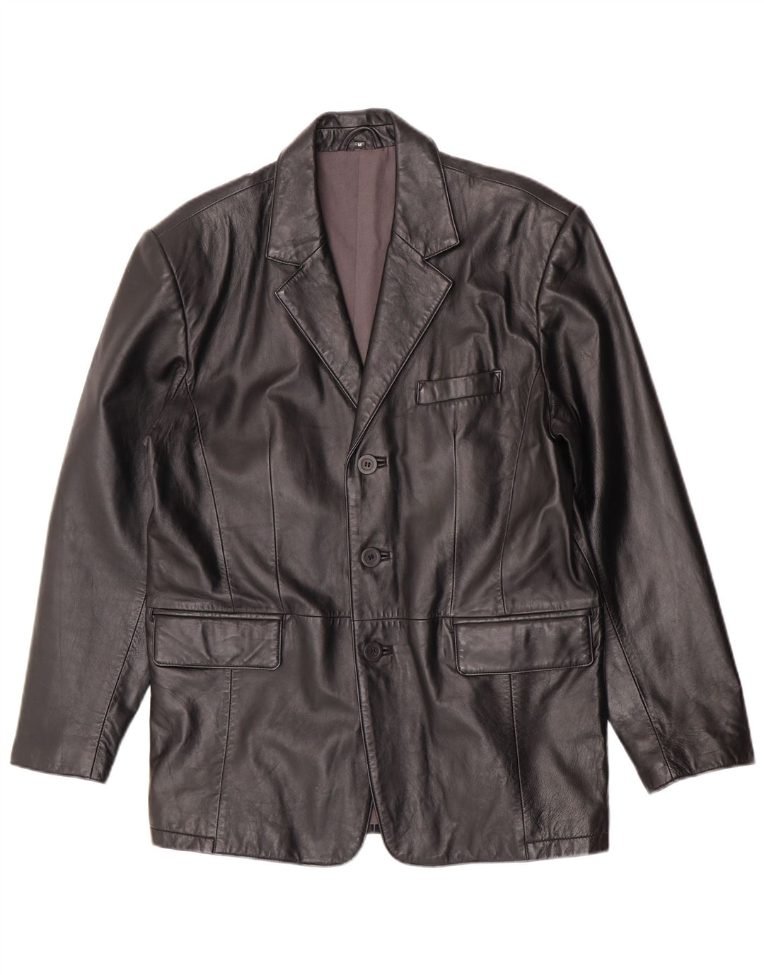 Angelo Litrico Herre 3-knaps blazerjakke UK 38 Medium Sort
