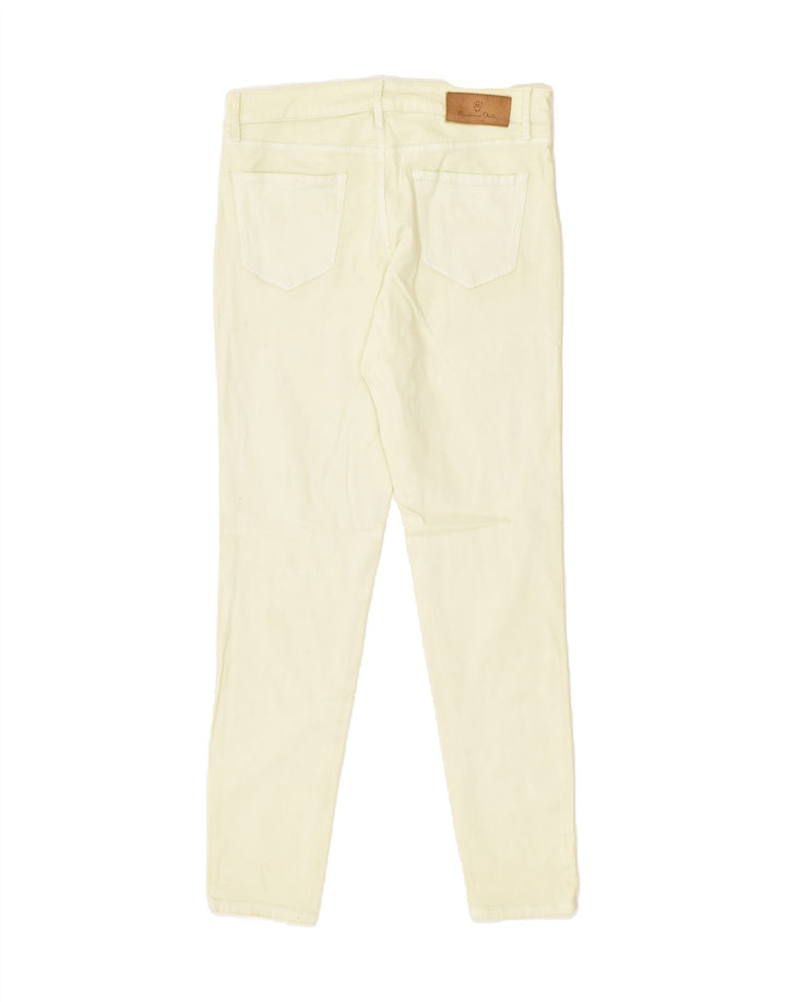 MASSIMO DUTTI Womens Slim Casual Trousers W30 L30 Yellow | Vintage Massimo Dutti | Thrift | Second-Hand Massimo Dutti | Used Clothing | Messina Hembry 