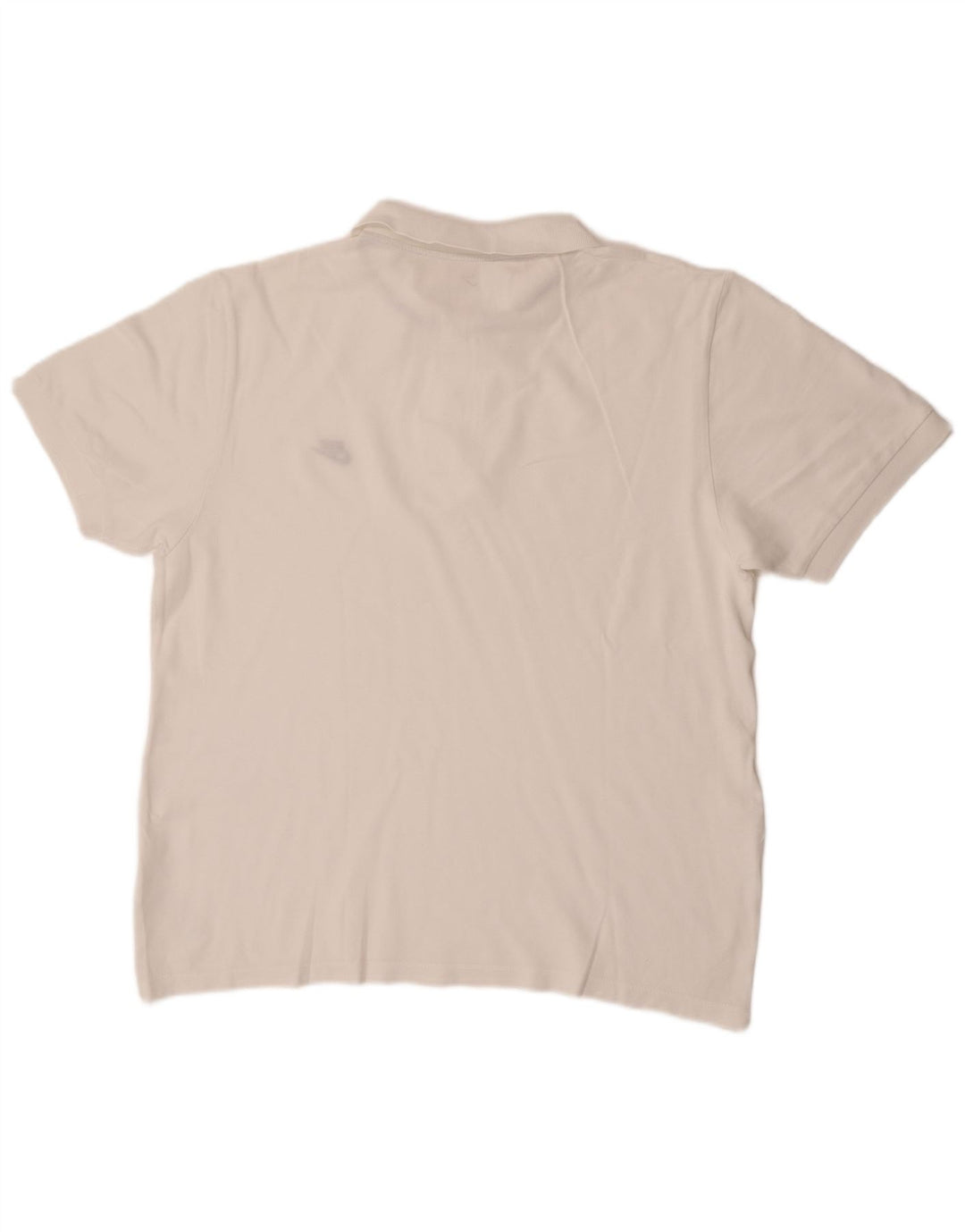 Nike herre poloshirt XL hvid bomuld