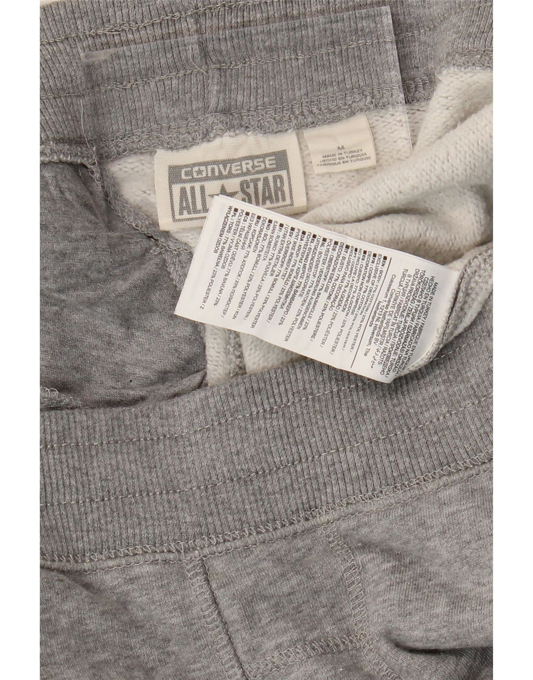 CONVERSE Sportshorts til mænd Medium Grey Flecked Bomuld