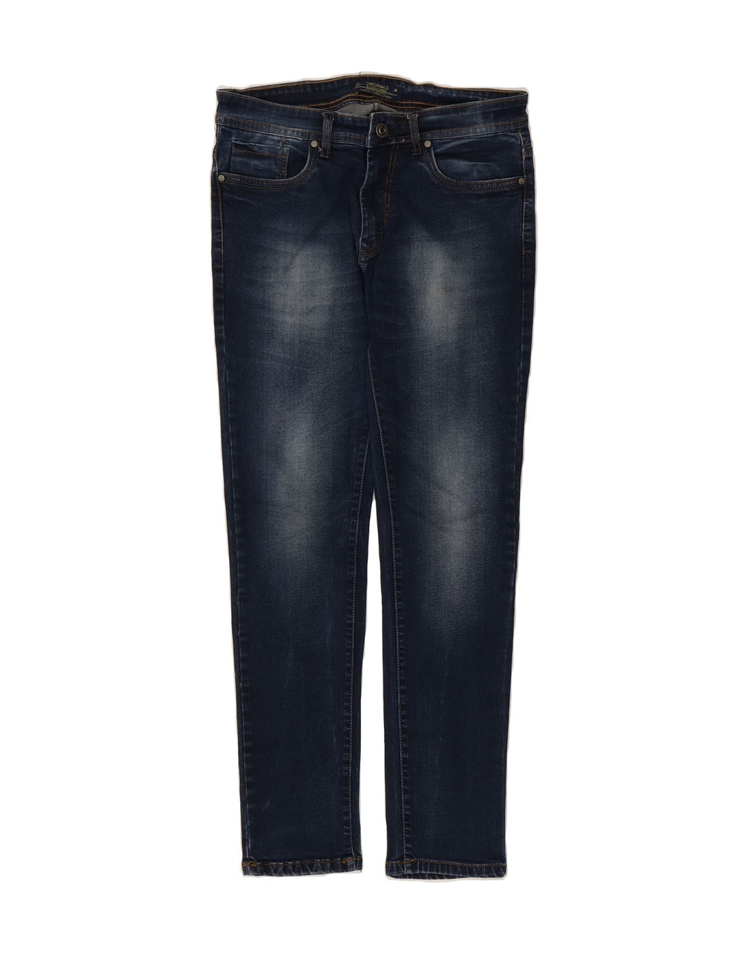 JACK & JONES Mens Slim Jeans W34 L34 Blue Vintage Jack & Jones and Second-Hand Jack & Jones from Messina Hembry 