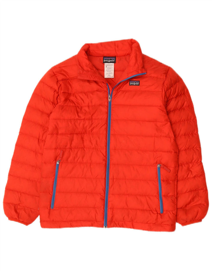 Patagonia drenge polstret jakke 11-12 år stor rød polyester